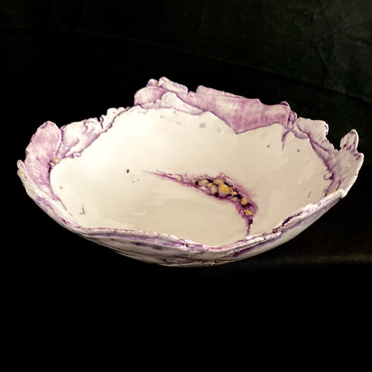 Porcelain Decorative Lavender Vessel