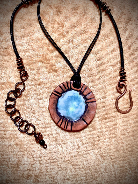 Earth and Sky Pendant Necklace