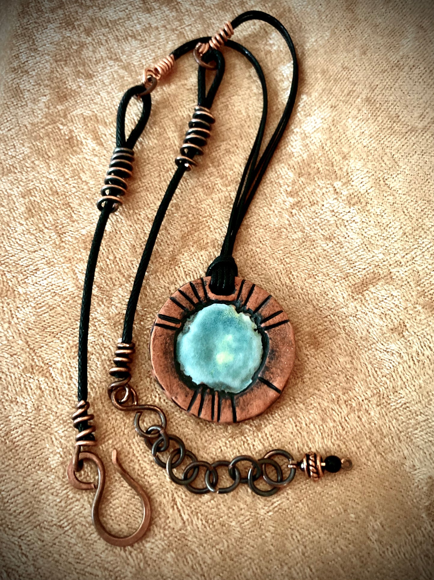 Earth and Sky Pendant Necklace